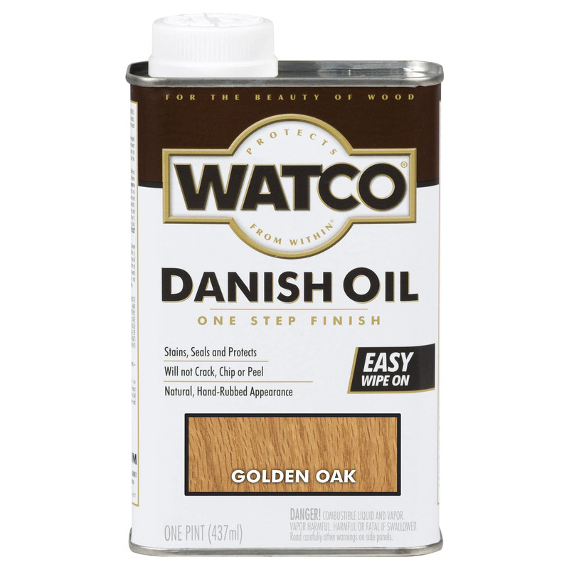 Danish Oil - Solvent Based - Finish Color:Golden Oak - Size:1 Pint